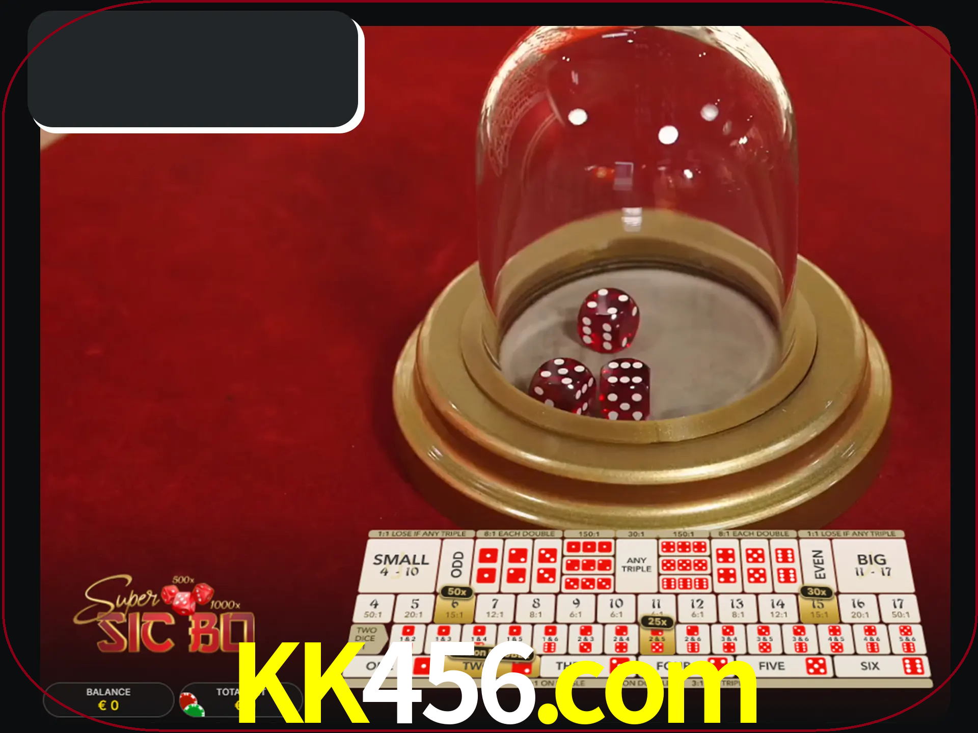 Deixe os dados ao seu lado nos jogos da Sic Bo.